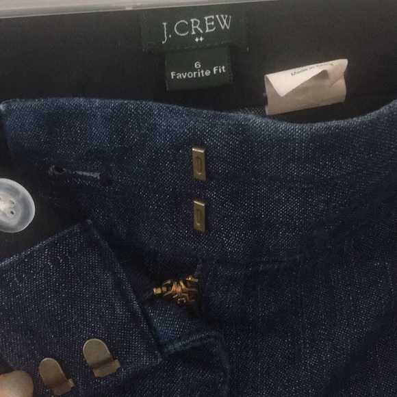 J. Crew wide leg denim pants - Picture 4 of 5